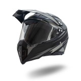 Casca motocross/enduro adulti XTR 128, culoare portocaliu/albastru, marime L Cod Produs: MX_NEW XTR128-931L