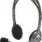 CASTI Logitech, &quot;H111&quot;, cu fir, standard, utilizare multimedia, call center, microfon pe brat, conectare prin Jack 3.5 mm, negru, &quot;981-000593&quot;, (timbr