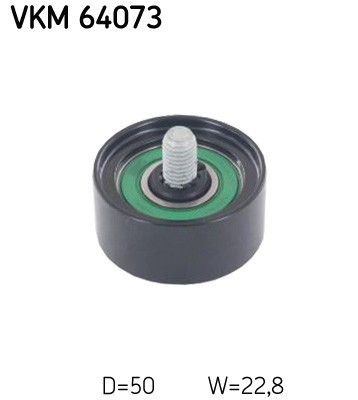SKF VKM 64073 Rola ghidare/conducere, curea transmisie