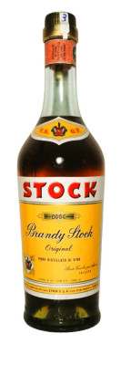 3 -BRANDY stock VSOP, ORIGINAL, puro distillato di vino, ani 70 CL. 75 gr 40 foto