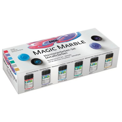 Magic Marble Marbling Chalky Living Kreul set 6 buc x 20 ml foto