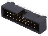 Soclu Şiruri Pini 2,54mm 20 PIN THT Aurit Drept, MOLEX