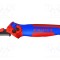 Cuțit pentru electricieni KNIPEX 146mm cu m&acirc;ner ergonomic și tăiș &icirc;n formă de c&acirc;rlig