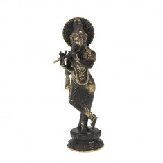 Statueta feng shui krishna din bronz - 25cm