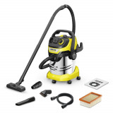 Cumpara ieftin Aspirator umed/uscat Karcher WD 5 P S V-25/5/22 Workshop, 2100 W, 25 L, Functie curatare filtru, Galben/Negru