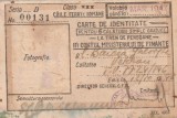 1946 Carte de identitate CFR 6 calatorii gratuite, Ministerul de Finante, Romania 1900 - 1950, Documente