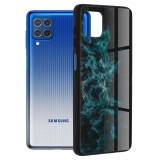 Cumpara ieftin Husa pentru Samsung Galaxy M62/ F62, Techsuit Glaze Series, Blue Nebula