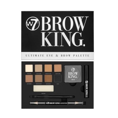 Kit sprancene, W7, Brow King Ultimate foto