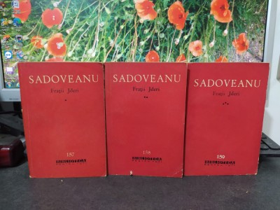 Mihail Sadoveanu, Frații Jderi, vol. 1-3, Biblioteca pentru toți nr. 157-9 060 foto