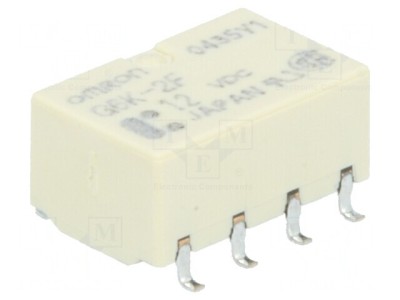 Releu electromagnetic DPDT 12VDC 1A foto