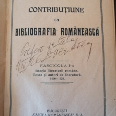 Gheorghe Adamescu - Contributiune la bibliografia romaneasca - fascicola 1, 1921