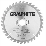 Panza ferastrau circular 36 dinti varfuri HM 205x30mm GRAPHITE 57H682 HardWork ToolsRange
