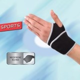 Orteza pentru Incheietura Mainii cu Suport Elastic, One Size, Neopren, Negru, CMCLASS
