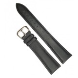 Cumpara ieftin Curea de Ceas din Piele Naturală Neagră &ndash; Imprimeu Crocodil &ndash; 18/20/22 mm &ndash;