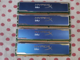 Kit Dual Channel Memorie Ram HyperX BLU 8 GB (4X2) DDR3 1600 Mhz, DDR 3, Kingston