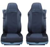 Set Huse Scaune Auto Camion DAF CF, LF, XF 95, XF 105, Negru
