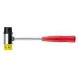 Ciocan cauciuc si plastic 35 mm cu maner metalic cauciucat