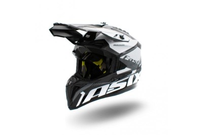 Casca motocross/enduro copii Asix 127, culoare negru/alb, marime YM Cod Produs: MX_NEW ASIX127-923M foto