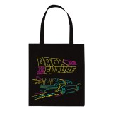 Geanta Tip Tote Back to the Future - Neon DeLorean, Abystyle