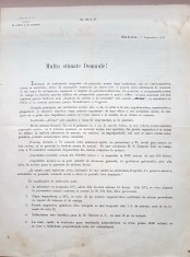 F902-I-I.Credit ALBINA-Sibiu 1871-Catre Ispector Scolar Iuliu Bardosi din Baita.