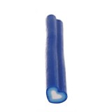 Cumpara ieftin Băț fimo pentru decorarea unghiilor - inimă bleumarin-albă, INGINAILS