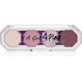 L.A. Girl Cosmetics 4 Play paletă cu farduri de ochi culoare So Sweet 3.2 g