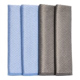 Set 4 lavete profesionale pentru sticla si inox, 40 40 cm