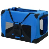 [pro.tec]&reg; Geanta transport patruped - box M albastru regal HausGarden Leisure