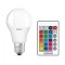 Pachet 2 Becuri LED RGB Osram Star Classic A, E27,