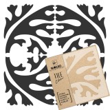 Șablon de plastic reutilizabil pentru țiglă // TOMAR - 10x10cm
