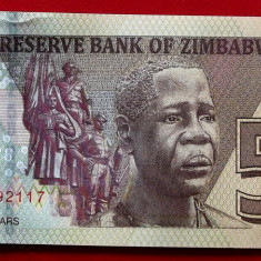 Zimbabwe 50 $ Dollars 2020 UNC necirculata **