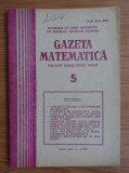 Revista Gazeta Matematica. Anul XCII, nr. 5 / 1987