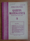 Revista Gazeta Matematica. Anul XCII, nr. 5 / 1987