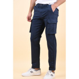 Pantaloni Selected Slimtapered-Cody Flex Navy Blazer Structure, Albastru
