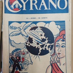 1932 No 400 revista satiric Cyrano anti-nazism caricatura Anglia/Albion