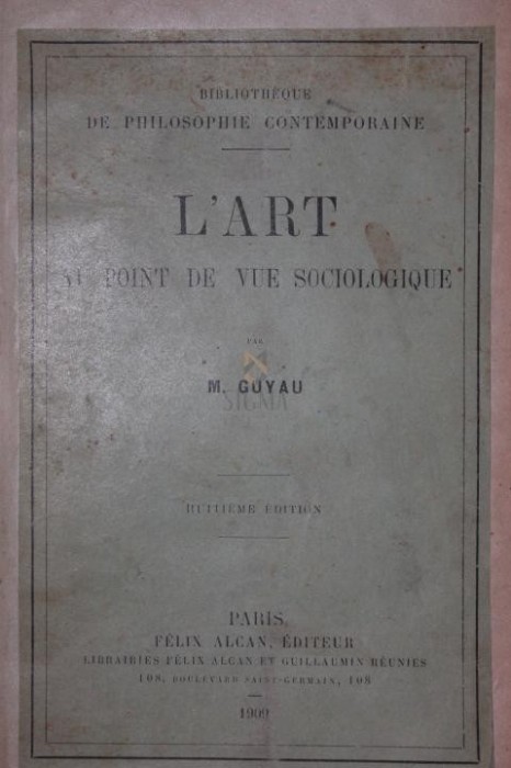 L ART AU POINT DE VUE SOCIOLOGIQUE