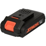 Sthor 78250 - Acumulator Li-Ion 20 V 2 Ah indicator nivel incarcare