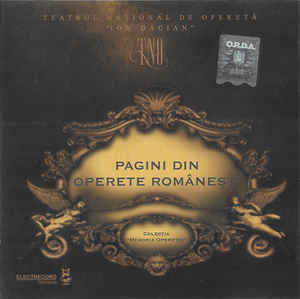 CD Pagini Din Operete Rom&acirc;nești