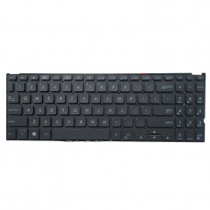 Tastatura Laptop, Asus, VivoBook 15 X512, X512D, X512J, X512JA, X512JP, X512DK, X512FA, X512DA, X512UA, X512UB, cu iluminare, neagra, layout US