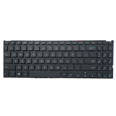 Tastatura Laptop, Asus, VivoBook 15 S512, S512DA, S512DK, S512FA, S512FB, S512UA, S512FJ, S512FL, iluminata, neagra, layout US foto