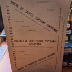 Oglinda de intelepciune populara europeana