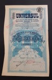 Actiune 1921 Cotidianul Universul / titlu / actiuni