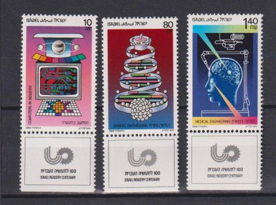 ISRAEL 1988 MI 1080-1082 MNH foto