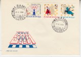 C12 - FDC Romania - Olimpiada de sah - Havana - LP621 - 1966