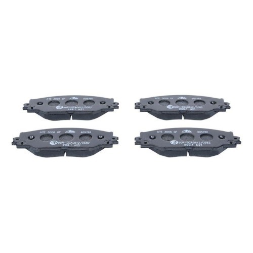 Placute frana Toyota Auris Nre15, Zze15, Ade15, Zre15, Nde15, 10.2006-09.2012, Mirai Jpd1, 10.2014-, Prius Plus Zvw4, 05.2011-, Rav 4 3, 06.2005-, ATE