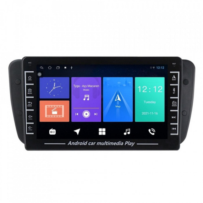 Navigatie dedicata cu Android Seat Ibiza IV 2008 - 2013, 1GB RAM, Radio GPS