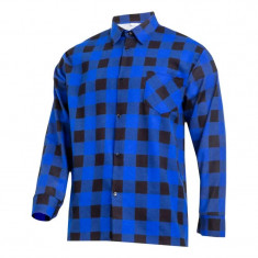 Camasa Flanel Cu Carouri / Albastru - Xl/H-182