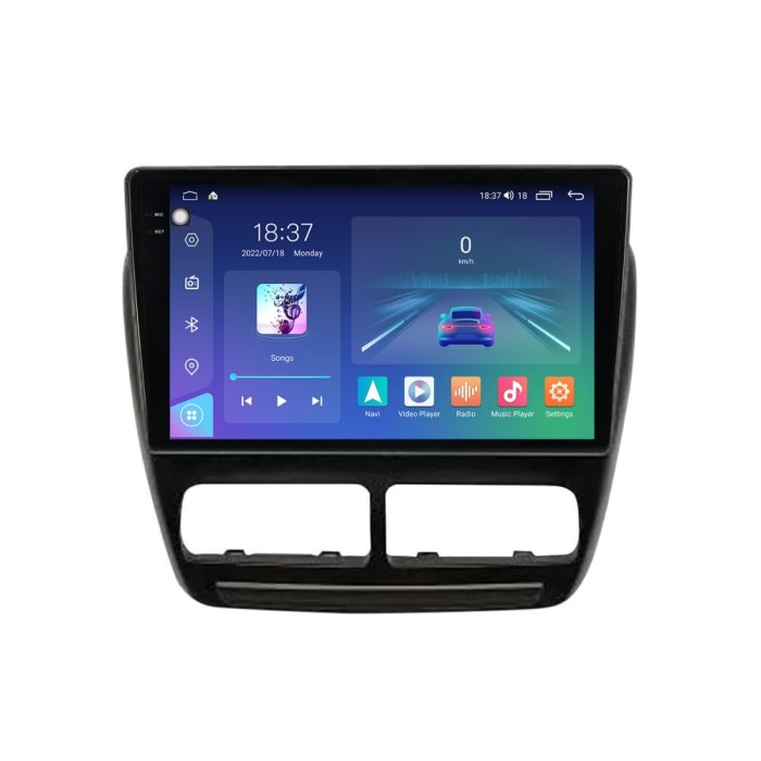 Navigatie dedicata cu Android Fiat Doblo 2010 - 2015, 8GB RAM, Radio GPS Dual