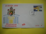 HOPCT PLIC FDC S NR 73 LIECHTENSTEIN -EUROPA CEPT 1963