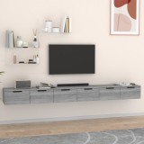 Gossi dulapuri perete, 2 buc., sonoma, 102x30x20 cm, lemn prelucrat